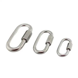 Wholesale Rigging Hardware 3.5mm Quick Link Stainless Steel 304 Snap Hook Carabiner C Hook from china suppliers