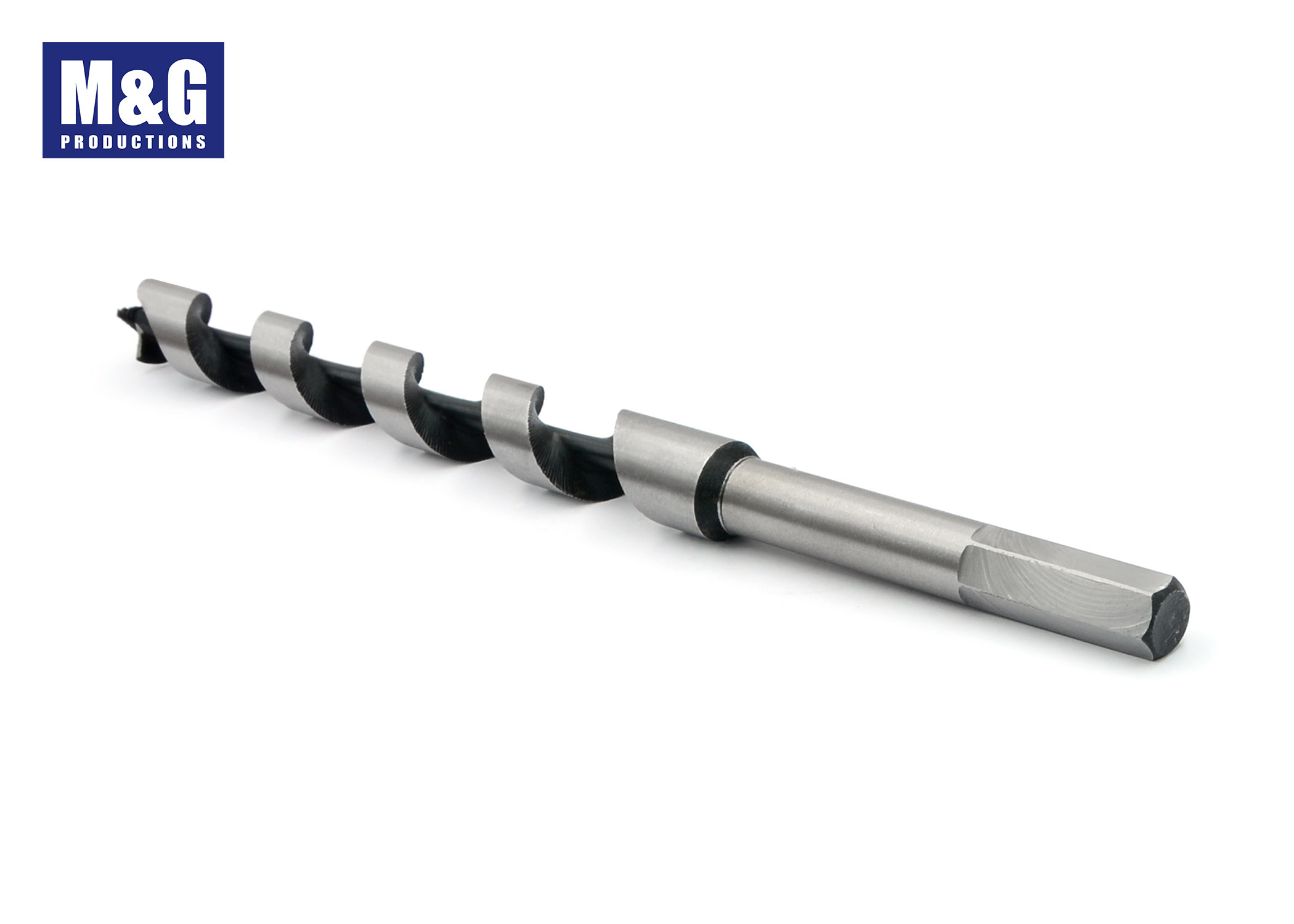 Carbode steel , High Speed Steel , Carbide Tip Wood Auger Drill Bit with Quick Change Hex shank