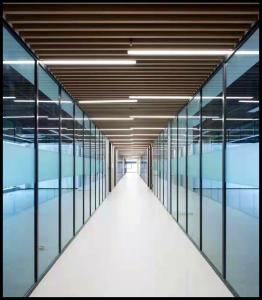 Wholesale Polished Glass Partition Wall Divider ODM For Commercial from china suppliers