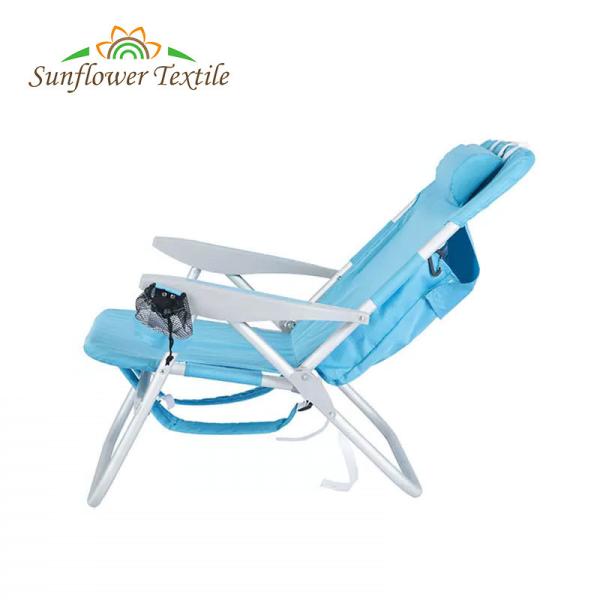 61x70.5x89cm Aluminum Folding Beach Chair 3.65kg Folding Backpack Beach Chair