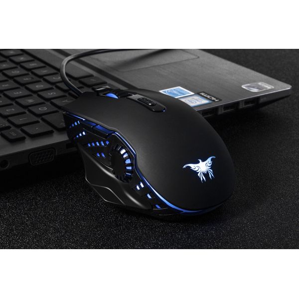 7 Keys 4 Adjustable DPI 50uA 2480MHZ CW200 3D Gaming Mouse