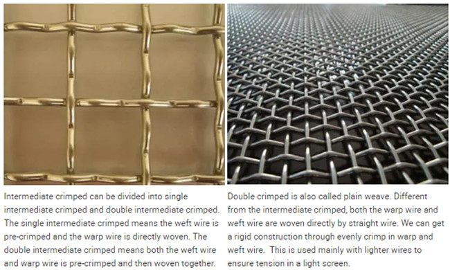 4.8mm Mining And Coal Plants Lock Crimp Wire Mesh Galvanized