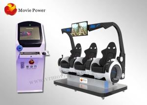 Wholesale Amusement Park 9D Virtual Reality Cinema 3 Dof 3 Seater Simulator Equipment from china suppliers