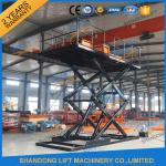 CE TUV SGS Hydraulic Scissor Car Lift Scissor Car Parking Lift for Home Garage