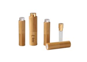 Wholesale Small Glass Twist And Spritz Atomiser 10ml Perfume Bottle Wood Grain from china suppliers
