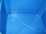 Rotomolded 800Liter Blue Insulated Fish Container Seafood Processing Insulated