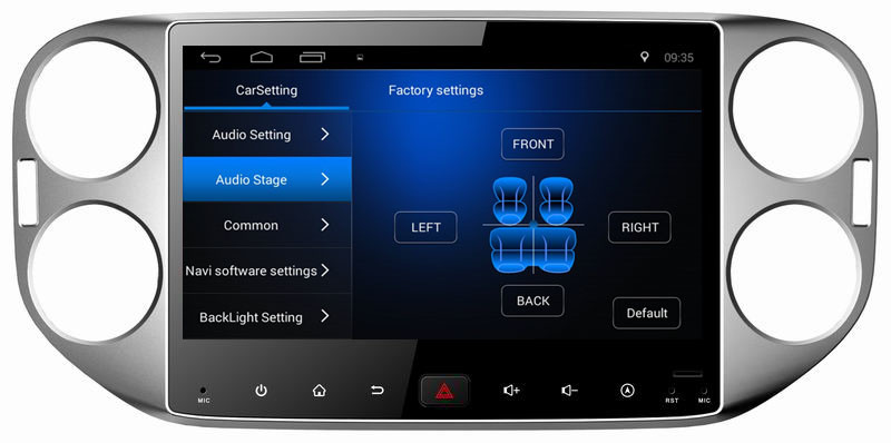 Ouchuangbo 10.1 inch auto gps navi android 8.1 for Volkswagen Tiguan 2015 with dvd multiemedia SWC video player