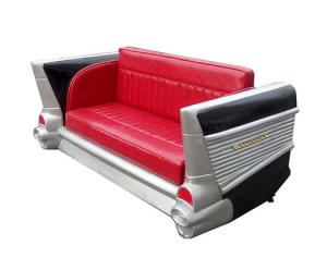 China Red / Blue 1957 Chevy Couch 57 Chevy Sofa Couch With Light on sale