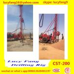 China Popular Good Quality Trailer Mounted Mobile CST-200 Rotary Water Well
