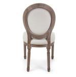 NO Folded Louis Solid Wooden Banquet Chair for Events Nordic Wedding and Event