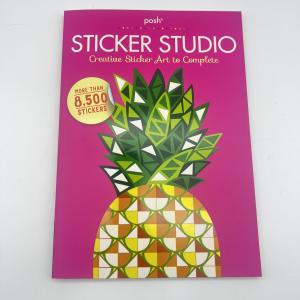 China Full Color Custom Sticker Book Printing Paperback / Hardcover For Relaxing on sale