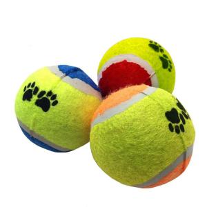 Wholesale squeaky pet tennis ball training toy ball 3 pack 2.5'' from china suppliers