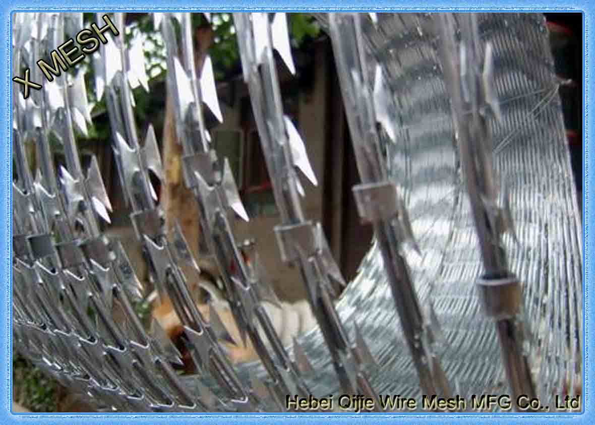 Heavy Galvanised Concertina Razor Wire Barbed Tape Security Fencing