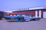 3 Axles Gooseneck Lowboy Tractor Trailer 60000KG Payload