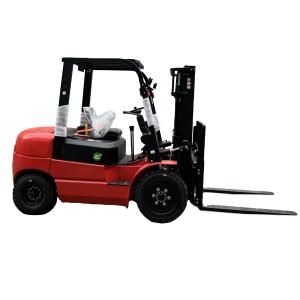 Wholesale High-quality 3000kg 4 Wheel Agricultural Diesel Forklift with Side Shift CE Approved Lift 6000mm from china suppliers