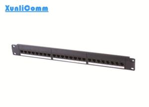 Wholesale utp cat5e or cat6 24 port 1u 19inch rj45 network patch panel from china suppliers