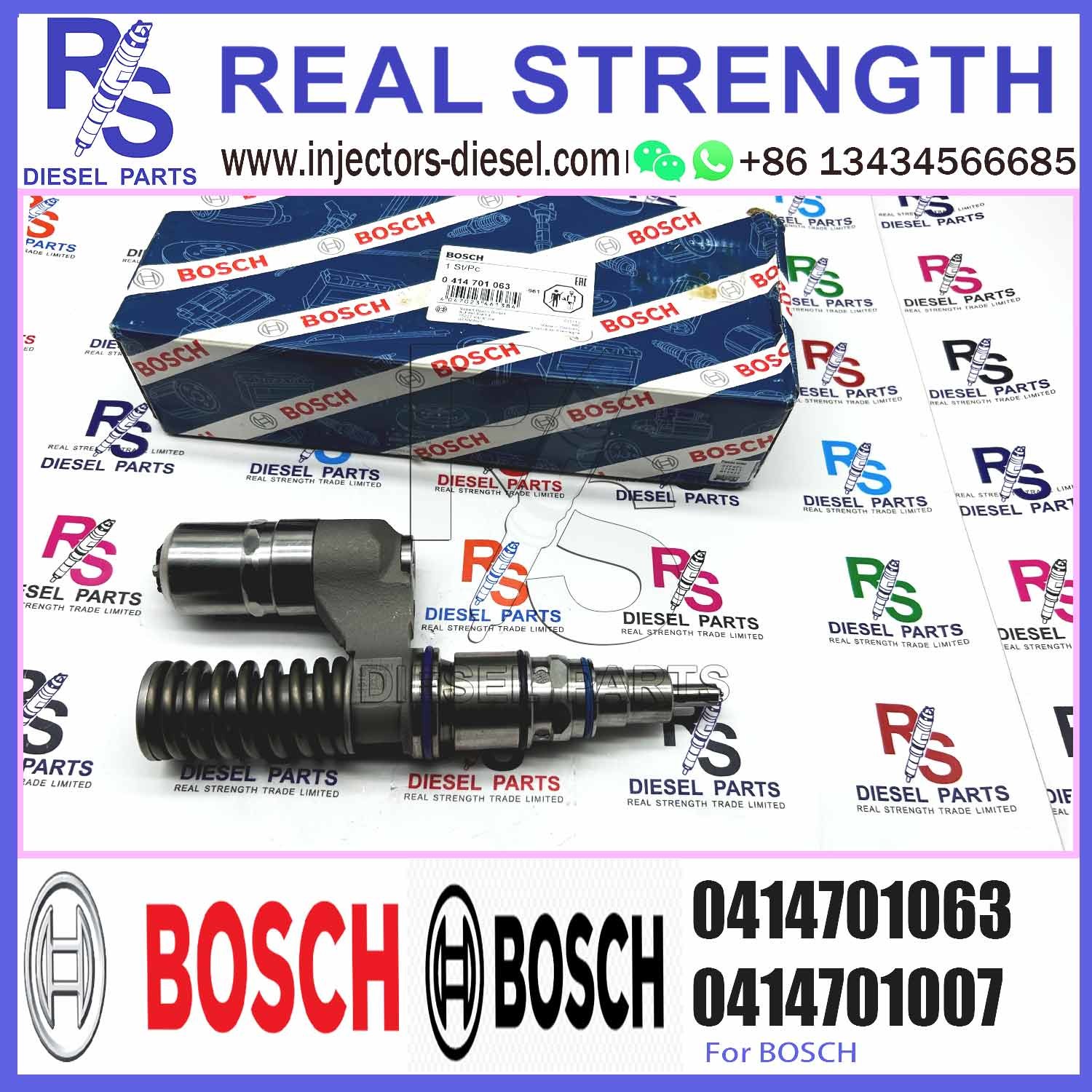 Fuel injector 0414701038 0414701039 0414701063 for SCANIA Injector R500 1548472 1766553 1539350