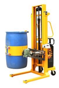 Wholesale 450Kg Load Hoop Type Electric Forklift Drum Lifter with Electronic Balance from china suppliers