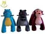Hansel wholesale kids indoor children funfair plush electric rideable animal in