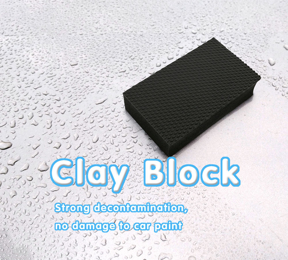 Square Shape Red Car Polishing Clay Block Clay Block Detailing With Medium Grade
