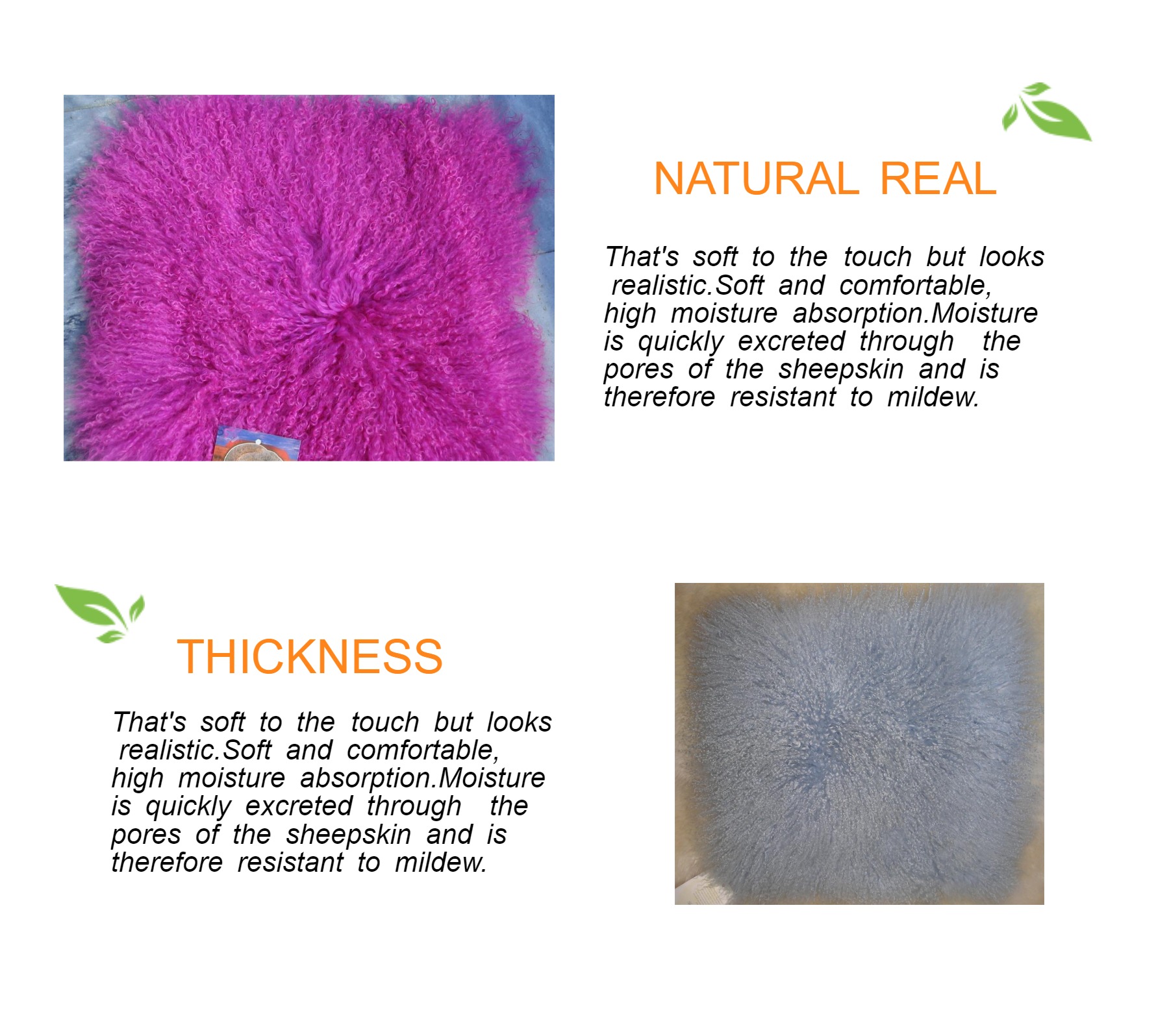 PELT Fur Sheepskin Throw Blanket Cushion Rugs 180x200