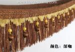 Handmade fashionable chain beads lace tassels fringes for curtain/sofa/pillow