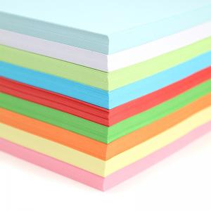 China Multicolored Origami A4 Size Coloured Pastel Sheet A4 Coloured Paper 80gsm on sale