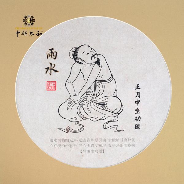 35*35cm Traditional Chinese Medicine Meridian Charts 24 Solar Terms Guided