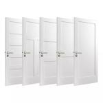 Customized Wooden Design Hard Wood Shaker Interior Door For Apartment