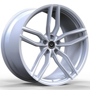 Wholesale Custom Forged Double Wheels Porsche 997 5-Spokes Matt Silver 20X9 20X12 from china suppliers