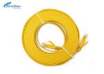 600MHz Flat Fiber Optic Patch Cord Bare Copper Conductor Horizontal Communicatio