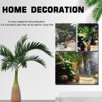 Plastic Leaves Decorative Artificial Bottle Palm Tree For Shopping Center
