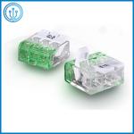 UL CQC Approved Transparent 2 Pole Compact Push Wire Connectors P04-2P For
