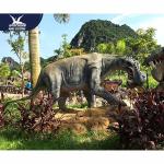 Snowproof Outdoor Life Size Dinosaur Models In Silicon For Park Exhibition