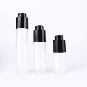 Wholesale PMMA Airless Cosmetic Bottles Rotary Pump Lotion Cream Plastic Bottle 15ml 30ml 50ml from china suppliers