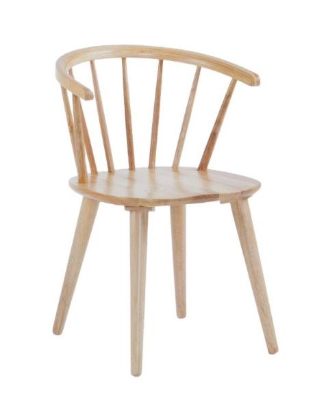 Modern Wooden Solid Wood Dining Windsor Chair W35*D37*H77CM for Dinning Space