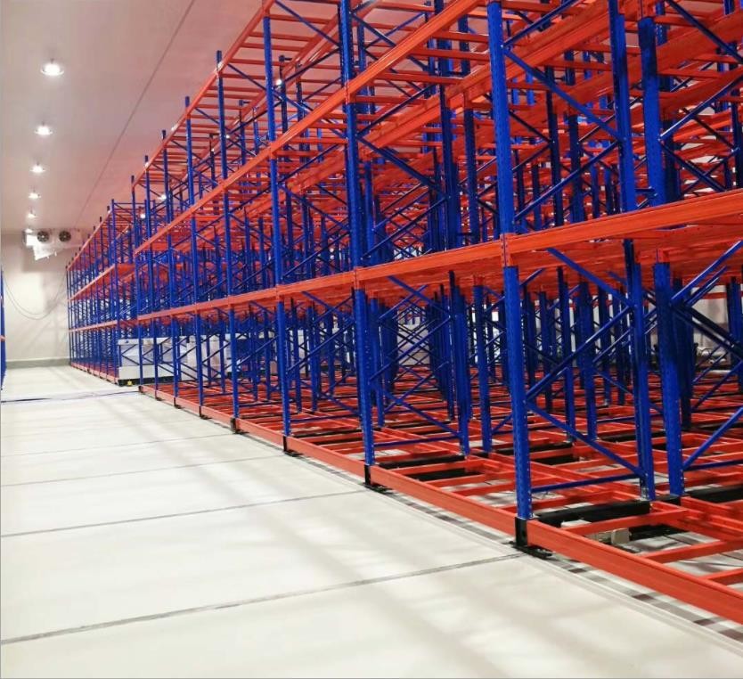 One Corridor ASRS Racking System MHS Movable Structure Storage System