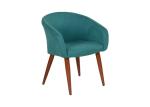 Versatile Hardwood Leg 77.5cm Height 70kg Load Fabric Lounge Chair