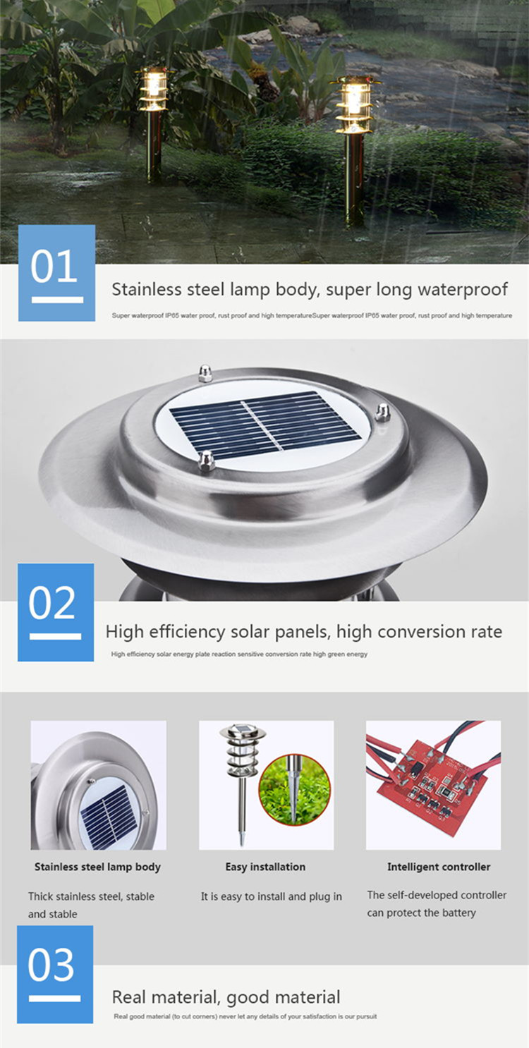 Aluminium Outdoor LED Garden Lights With Intelligent Light Control Easy Install