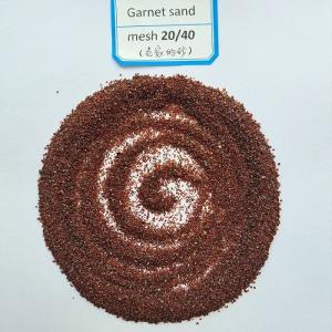 Wholesale Garnet Sand for Sandblasting: Natural Abrasive medium, Mohs 7.0-7.5, Sa2.5-3 from china suppliers