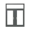 Buy cheap T5 Casement Window Profiles Curved Bay Hurricane Impact Window Aluminium from wholesalers