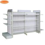 Store Iron Retail Gondola Shelving Double Sided Supermarket Shelves
