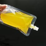 Plastic Liquid Clear Spout Pouch For Beverage Milk Juice