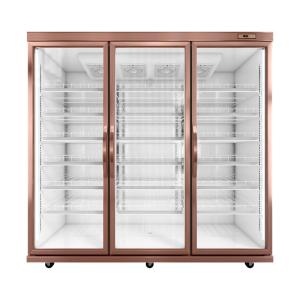 Wholesale Remote System Merchandise Swing Glass Door Refrigerator With Aluminum Material from china suppliers