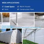 Crawl Space Vapor Barrier - 10 Mil (10' X 50'), Thick Plastic Sheeting, Drop