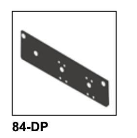 China Lightweight Weatherproof Door Closer Door Hardware Drop Plate Regular Arm Mount on sale
