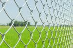 Powder Coated 6 Foot 9 Gauge Chain Link Fence Galvanized