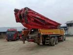 1400mm Feeding Height Used Concrete Pump Truck 56 Meters for Construction