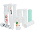Effervescent Tablets Twist Lock Candy Tube Packaging in PP Plastic for Custom