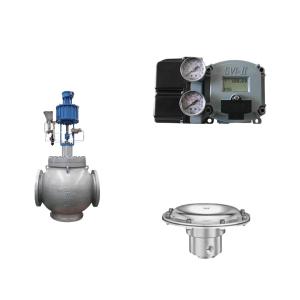 Wholesale Pneumatic Control Valve With Masoneilan SVI2-21113121 Positioner And Tescom 44-4600 Pressure Regulating Valve from china suppliers